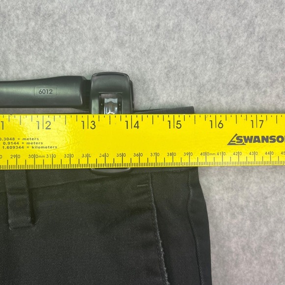 Dockers Pants Men's 31x30 Black Flex Comfort Cotton Belt Loop Slim Fit Tag 30x32 - Picture 12 of 16